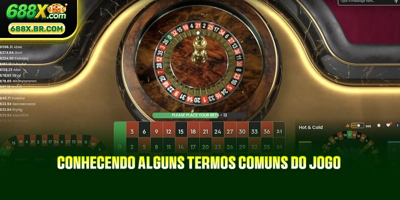 Roleta Brasileira - Apostas Em Roulette Com A Essência 3 Conhecendo alguns termos comuns do jogo