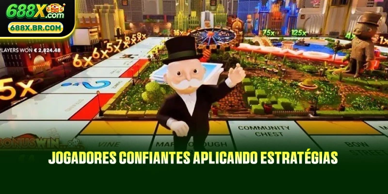 Jogadores interagindo diretamente no Monopoly Live