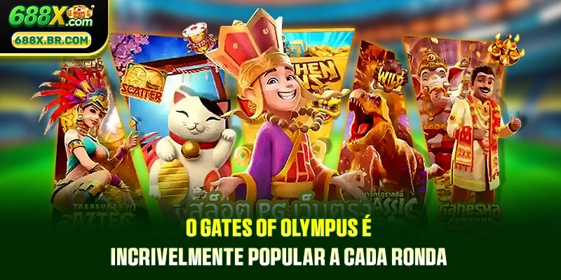 O Gates of Olympus é incrivelmente popular a cada ronda