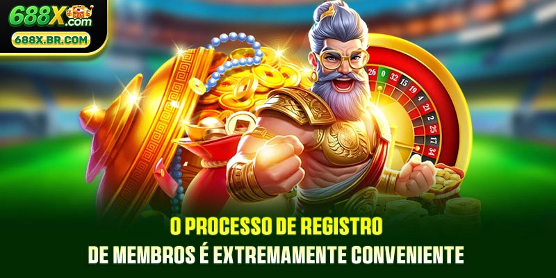 688X VIP Club 2 O processo de registro de membros é extremamente conveniente