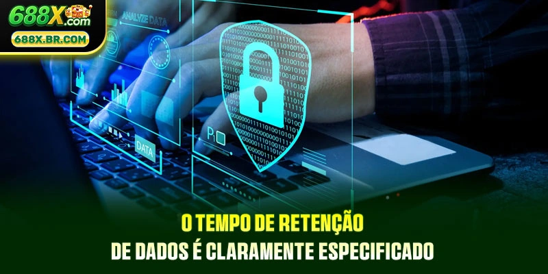 O tempo de retenção de dados é claramente especificado