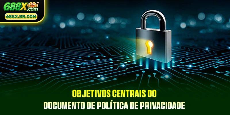Objetivos centrais do documento de política de privacidade