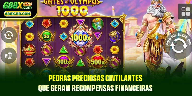 Gates Of Olympus - Slot Game Com Tema Dos Deuses Zeus 2 Pedras preciosas cintilantes que geram recompensas financeiras
