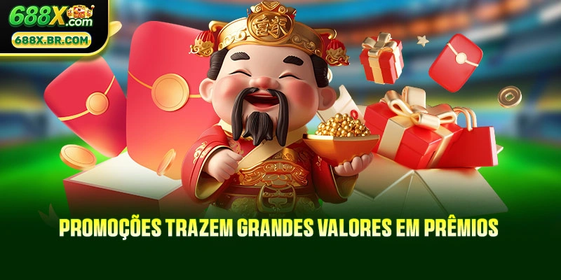 Promoções trazem grandes valores em prêmios