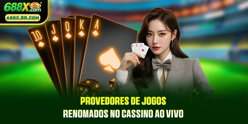 Provedores de jogos renomados no Cassino ao Vivo
